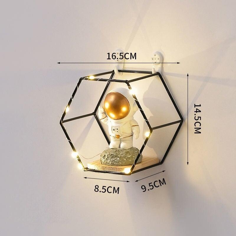 Unique hexagonal wall pot holder vacation