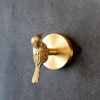 Solid Brass Animal Wall Hooks with Decorative Gold Finish for Home Storage