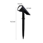Zevolim| Solar Powered Outdoor Garden Spot Light