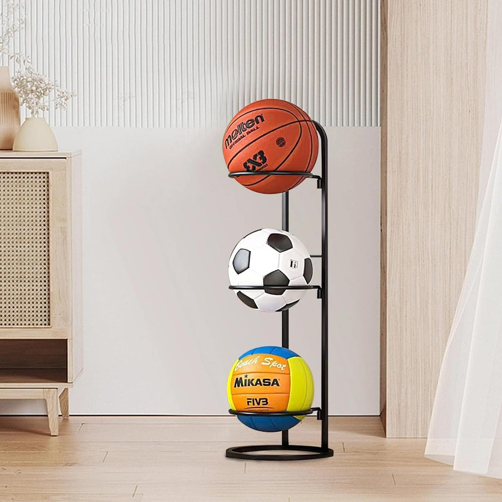 Compact Storage Rack for Sports Balls and Accessories - BallRack Pro