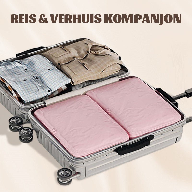 Compression Storage Bags for Home and Travel, Vacuum-Free