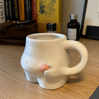 Big Belly Fat Ceramic Coffee Mug