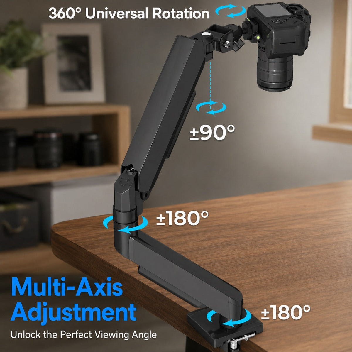 Roboarm Adjustable Magnetic Tablet Phone Holder