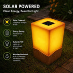 Chargeable Solid Wood LED Night