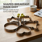 5pcs/set Stainless steel Fried Egg Mold Pancake Rings