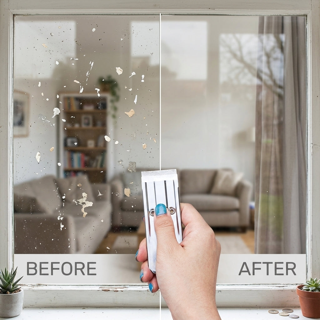 Compact Window Dirt Scraper Paint Remover