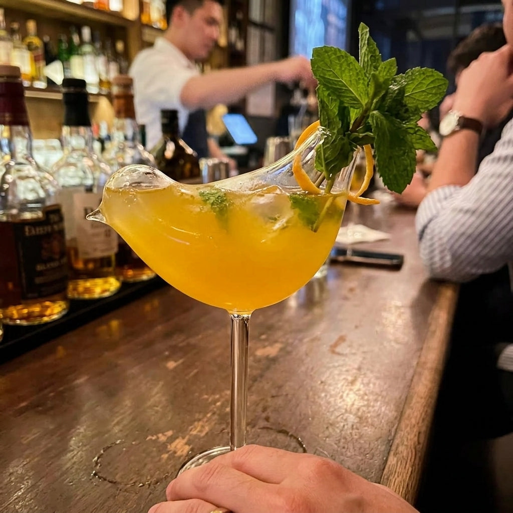 Bird Shape Creative Cocktail Glass