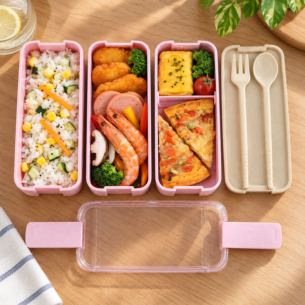3 Layers Healthy Material Lunch Box