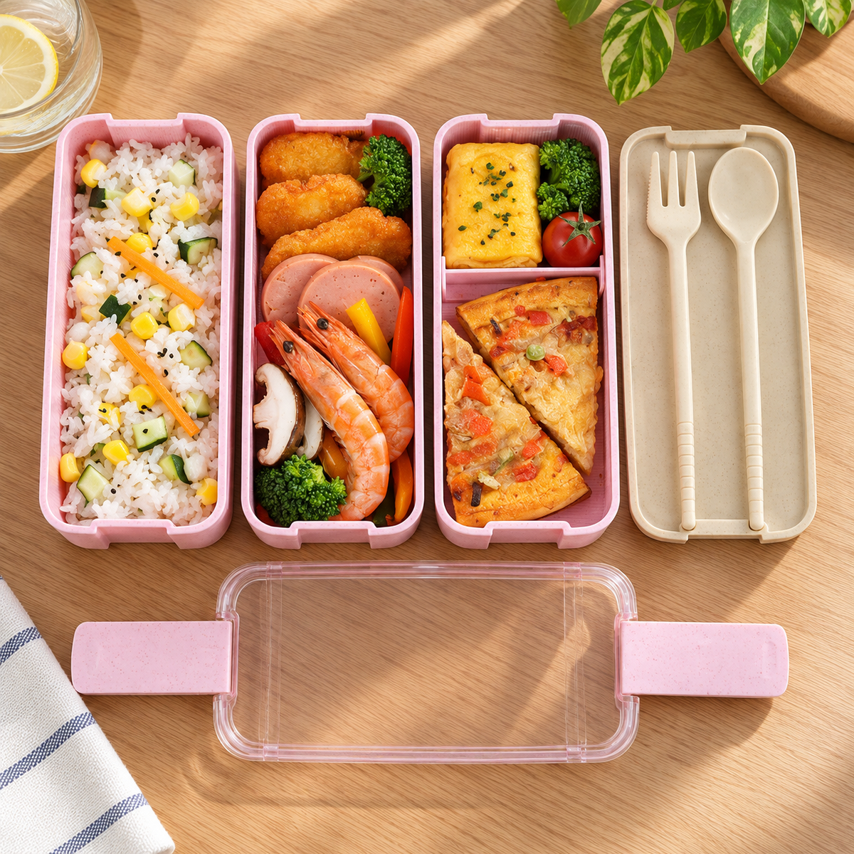 3 Layers Healthy Material Lunch Box