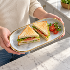 Top grade Oval Ceramic Food Plate