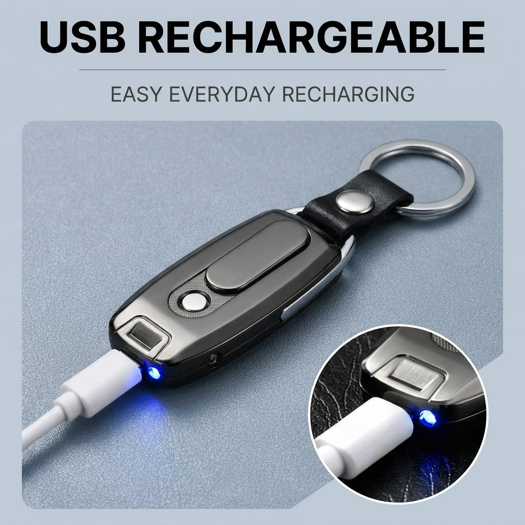 USB Rechargeable Windproof Plasma Flameless Electronic Lighter