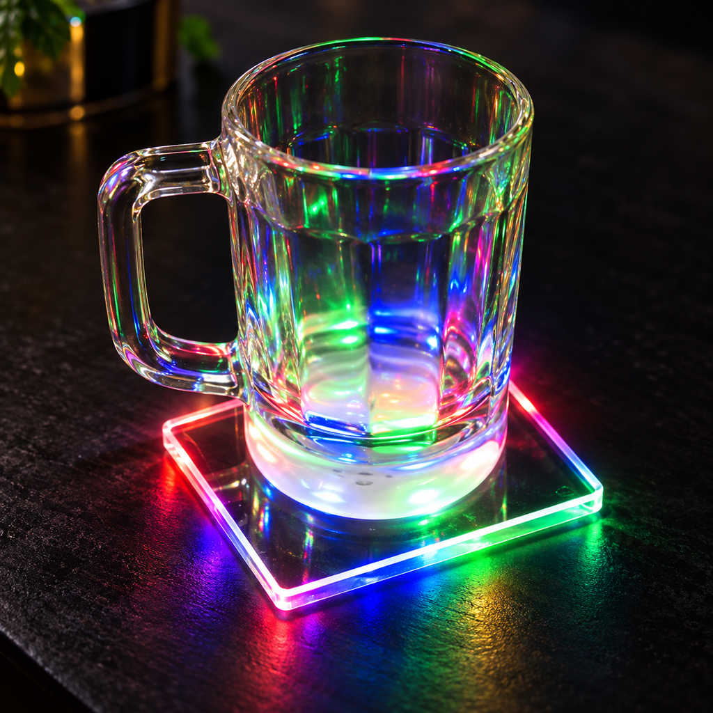 Acrylic Ultra-Thin LED Coaster