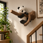 3D Geometric Handmade Panda Wall Decor