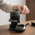 Vintage Chinese Style Unique Ceramic Tea Set