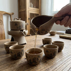 Vintage Chinese Style Unique Ceramic Tea Set