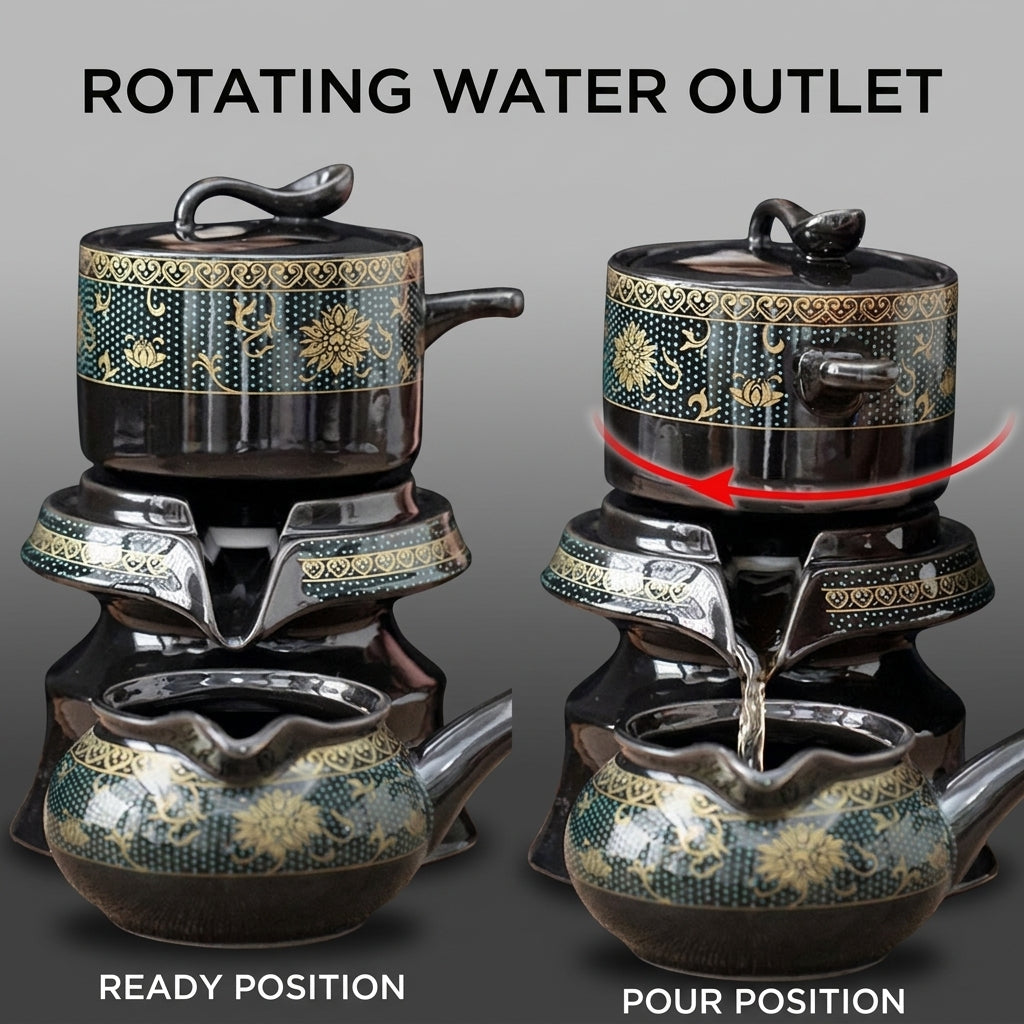 Vintage Chinese Style Unique Ceramic Tea Set