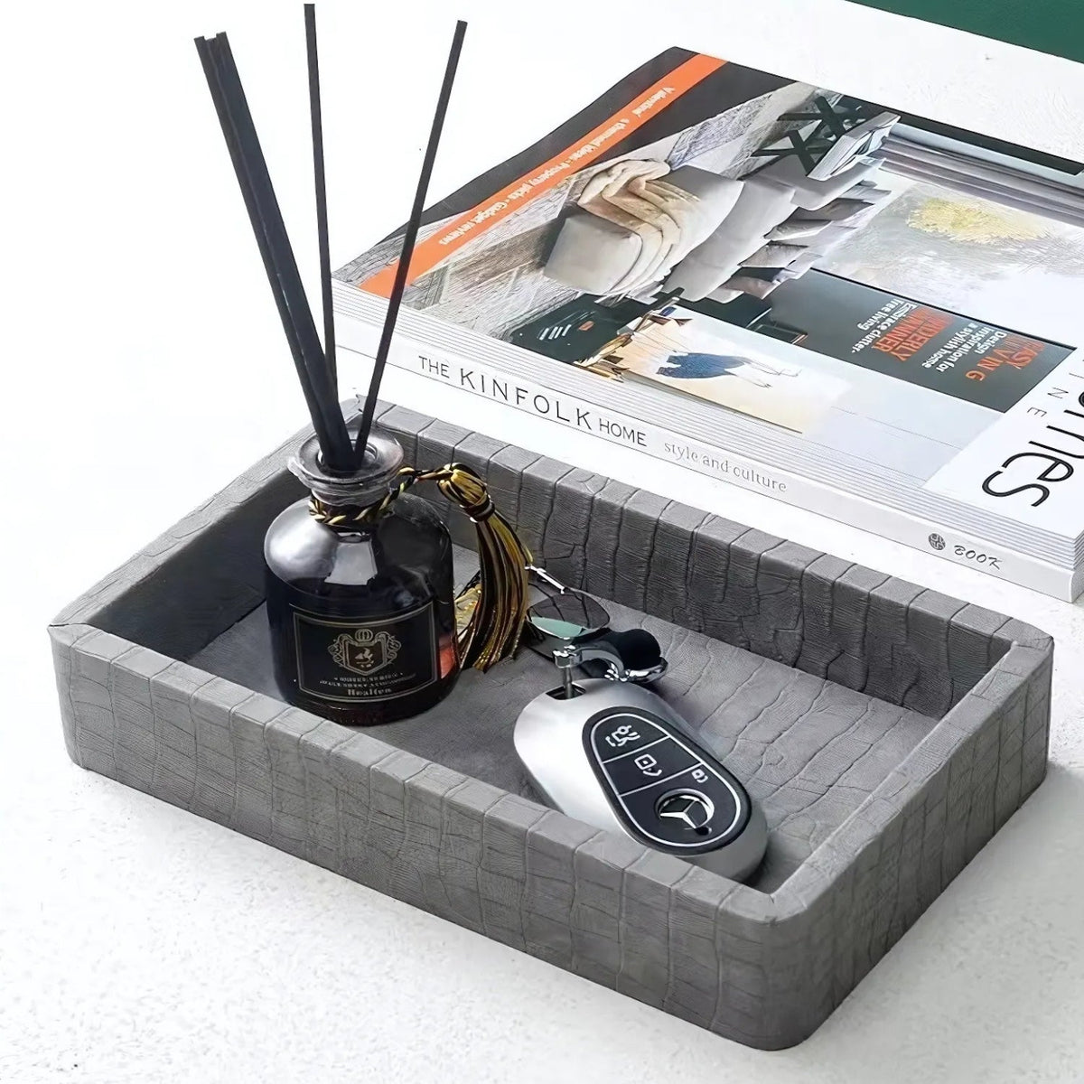 Croc Luxe Organiser Tray Box