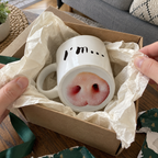 Hidden Nose Ceramic Mug