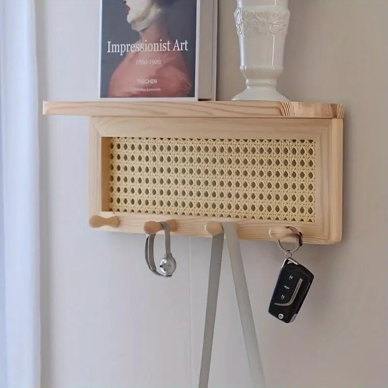 HookShelf - Wooden Shelf with Hooks
