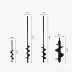 Zevolim| Spiral Garden Drill — High-Load Spiral Auger for Deep Planting