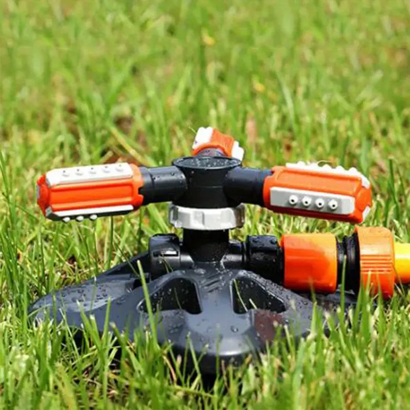 Zevolim| Rotatable Garden Sprinkler with 3 Nozzles – Efficient Watering Sprinkler for Lawns and Gardens