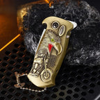 Outdoor Portable Metal Folding Knife Lighter