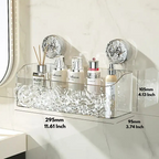 Practical wall shelf | Drill-free storage in the bathroom
