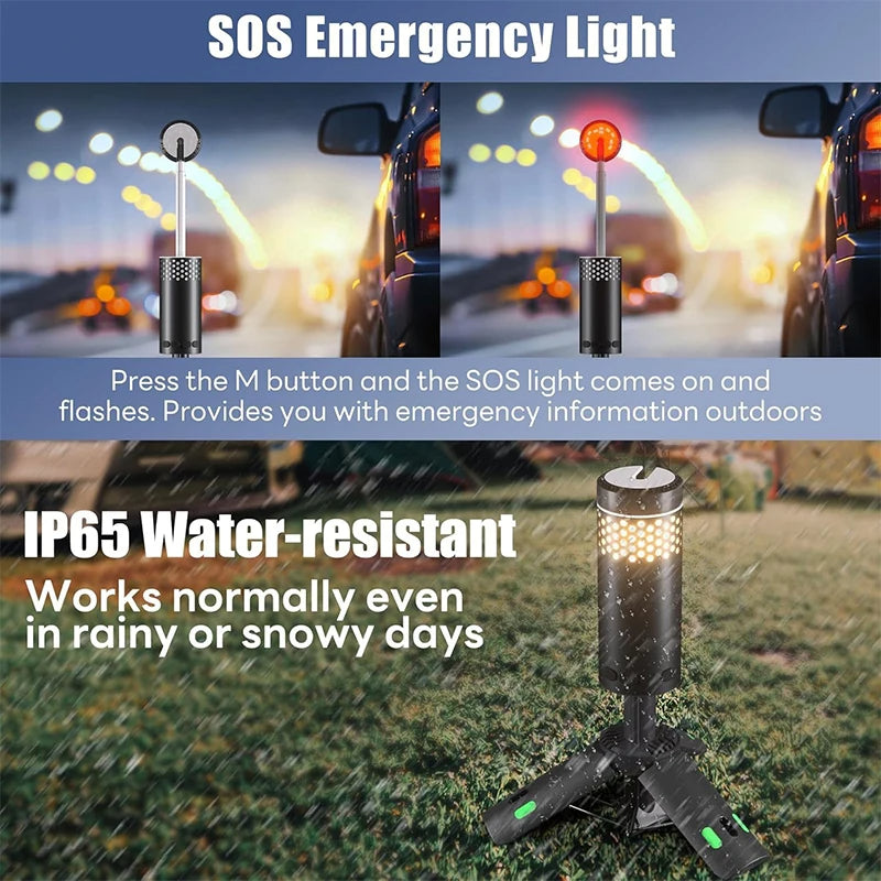 10000mAh Camping Light with Tripod