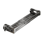 Extendable wall shelf for spices, no drilling