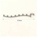 Wall hooks for clothing, stainless steel, multiple