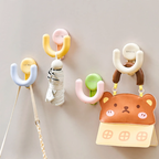 Suction cup wall hooks, 5 kg load capacity, no drilling required