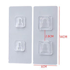 Plastic hook-and-loop fasteners, self-adhesive