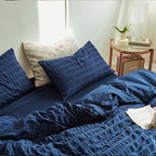 Cotton bedding set, 4-piece, bubble pattern