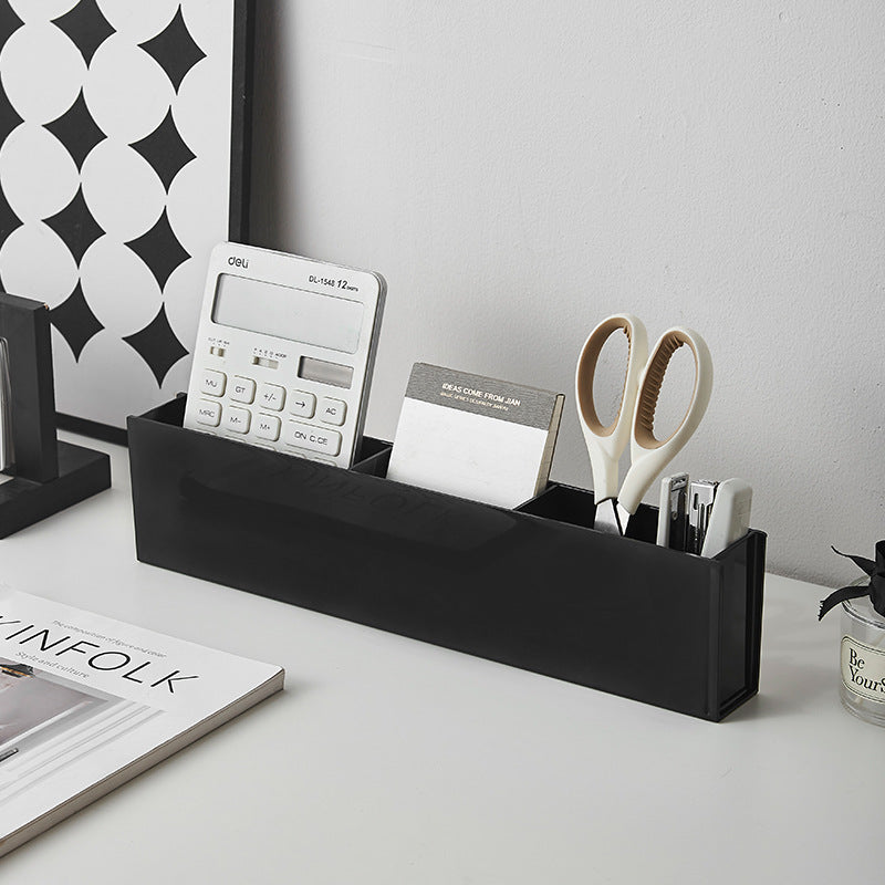 Wall-mounted storage box with compartments