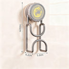 Metal suction cup wall hook
