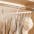 Clothes hook organizer with clips