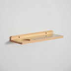 Bamboo shelf for wall mounting