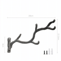 Cast iron wall hooks, American style