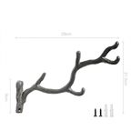 Cast iron wall hooks, American style