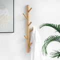 Wood wall coat rack in tree shape, Nordic design