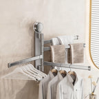 Towel holder with suction cup, foldable