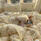 Cotton bedding set with double gauze, 4-piece