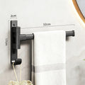 Towel holder with suction cup, foldable