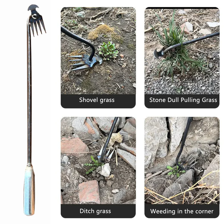 Zevolim| Crescent Weeder Tool with Long Handle