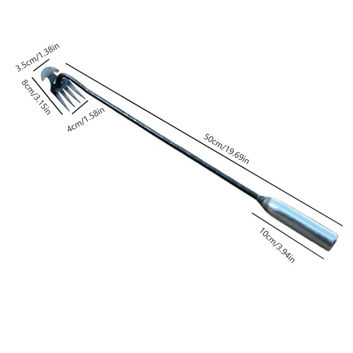 Zevolim| Crescent Weeder Tool with Long Handle