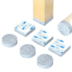 Felt chair glides, self-adhesive, furniture protection