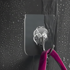Plastic hook-and-loop fasteners, self-adhesive