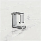 Stainless steel hanging hooks for sinks