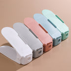 Foldable shoe rack made of plastic