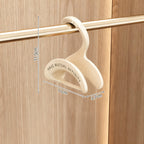 Plastic hanging hooks, stackable, for bags